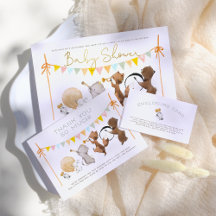 Woodland Animals Band Parade Baby Shower