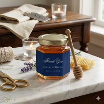 Elegant Personalized Honey Favor Gifts for Events