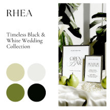 Rhea • Timeless Modern Fine Art Wedding Collection
