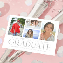 Simple Script Multi Photo Grad Graduation