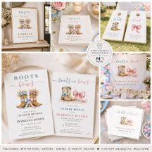 Boots Or Bows Western Gender Reveal