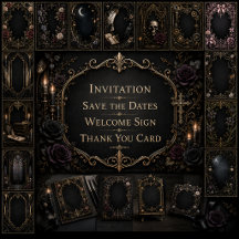 Luxury Gothic Romantic Wedding Collections