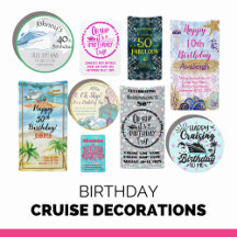 Birthday Cruise Decorations