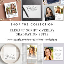 Elegant Script Overlay Graduation Suite