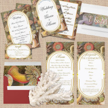 Coral Reef Ernst Haeckel Vintage Wedding Suite