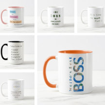 Boss and Office Coffee Mugs
