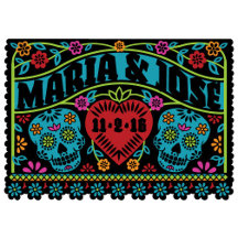 Papel Picado Inspired Sugar Skulls