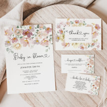 Wildflowers Baby in bloom collection