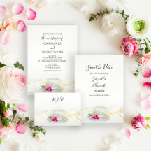 Floral Tea Cup and Pink Roses Wedding