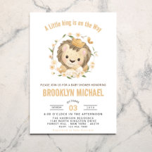 Whimsical Lion King Jungle Safari Baby Shower 