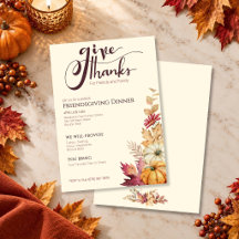 Boho Thanksgiving Watercolor Pumpkins Autumn Leaf 