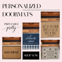 Personalized Doormats for Every Style