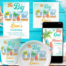 Baby on Board Surfing Baby Shower