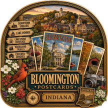 Bloomington Indiana Postcards/Gifts