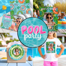 Splash Pool Party Birthday Collection