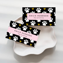 White Paws, Gold Hearts Business Cards Collection