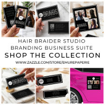 Black Elegant Braider Salon Business Suite