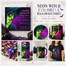 Neon Witch | Colorful Halloween Party