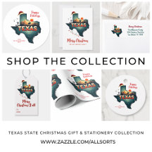 Texas Christmas Gifts and Holiday Stationery