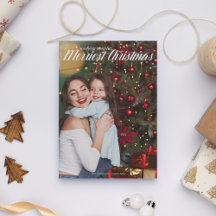 Merriest Christmas Holiday Photo Cards & Gifts