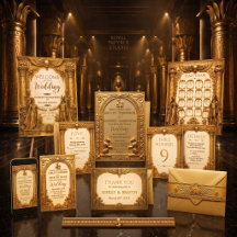 Luxury Ancient Egyptian Golden Wedding Collection