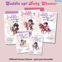 Dressage Rider Horse Girl themed Baby Shower 