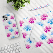 Pink and Blue Dahlia Collection
