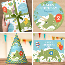 Dinosaurs  + Polka Dots