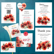 Scarlet Petal Serenade 