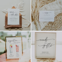 OLIVIA Modern Minimalist Wedding Collection