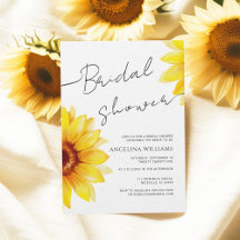 Sunny Watercolor Sunflower