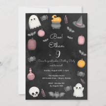Boo! Spooktacular kids birthday party