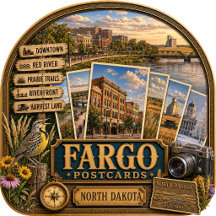 Fargo North Dakota Postcards/Gifts