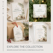 Modern Elegant Botanical Christmas Collection