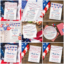 Red, White & Due! 4th Of July Baby Shower