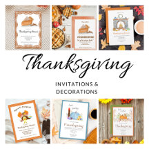 Thanksgiving & Friendsgiving Invitations