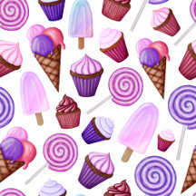 Pink and puprle sweets clipart