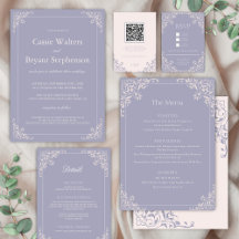 Romantic Old Money Vintage Wedding - French Lilac