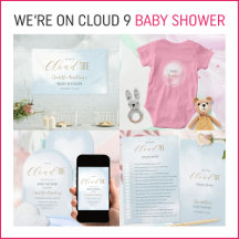 We´re on Cloud 9 Baby Shower