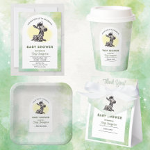 Enchanting Cartoon Zebra Baby Shower