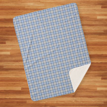 Blue and Taupe Tartan Plaid Pattern