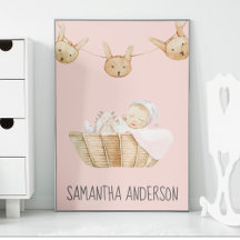 Modern Beauty Pastel Pink Kid Name