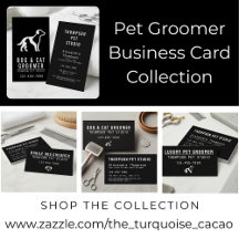 Pet Groomer Business Card Collection