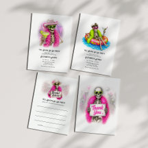 Till Death Do Us Party Funny Skeleton Bachelorette