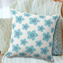 Floral Pattern Throw Pillows