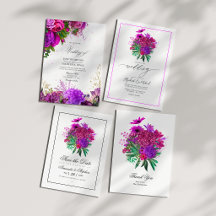 Vintage Fuchsia Wedding Suite