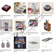 Gifts with Shinkansen at the Tokyo Station design