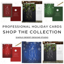 Professional Business Corporate Holiday Cards