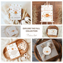 Pumpkin & Autumn Leaves Baby Shower