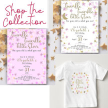 Twinkle Twinkle Little Star Girl's First Birthday 